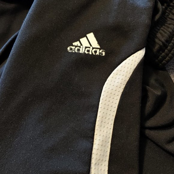 Excellent Used Condition Men's Adidas 3 Stripe Athletic Pant Black Size Medium - Picture 15 of 15